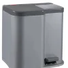 Abfalleimer silber