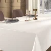 Abwaschbarer Tischbelag Monaco weiß B: ca. 140 cm