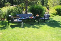 Acamp Gartensitzgruppe Space anthrazit Stahl