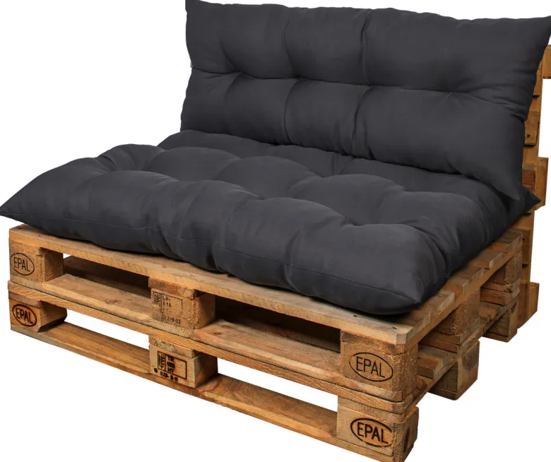 Acus collection Auflage anthrazit Polyester B/H/L: ca. 45x16x120 cm