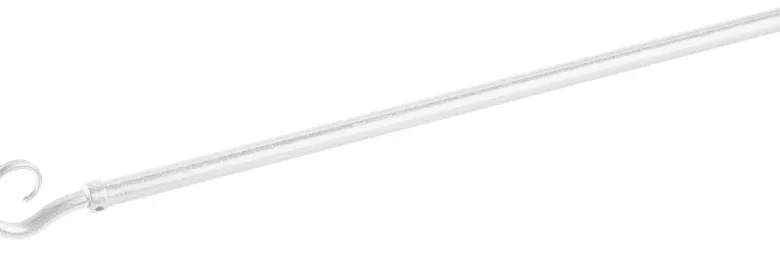 ACUS design collection Bistrostange Kringel weiß Metall ausziehbar von ca. 85 bis 150 cm 1.0 Läufe