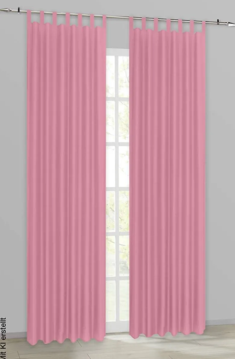 ACUS design collection Kombivorhang Pure rosé B/L: ca. 140x245 cm