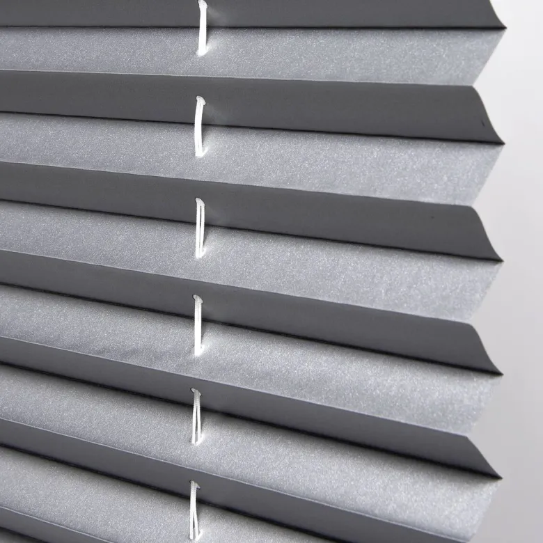 ACUS design collection Thermo Spann-Plissee Verdunklungsqualität anthrazit B/L: ca. 100x130 cm