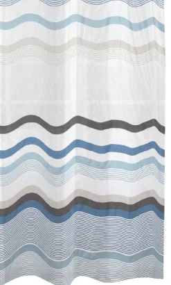 Acus Duschvorhang Wave Polyethylen (recycelt) B/L: ca. 180x200 cm