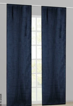 Acus Schiebevorhang Taifun blau B/L: ca. 60x245 cm