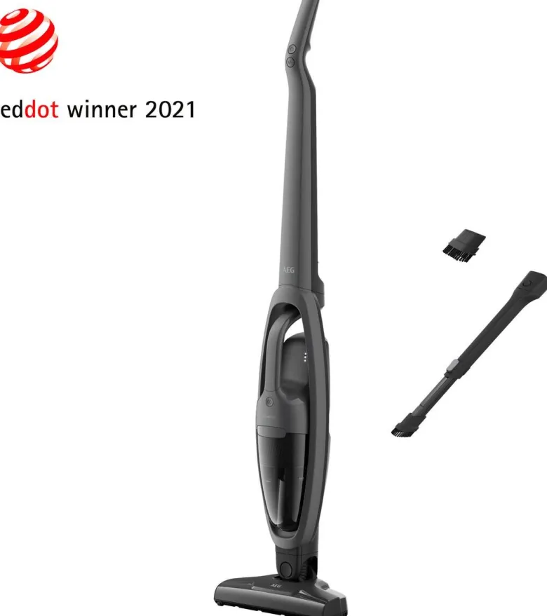 AEG Handstaubsauger AS52CB18DG schwarz Metall Kunststoff B/H/L: ca. 25,5x110,5x15 cm