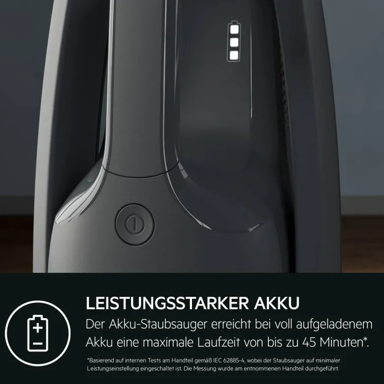 AEG Handstaubsauger AS52CB18DG schwarz Metall Kunststoff B/H/L: ca. 25,5x110,5x15 cm