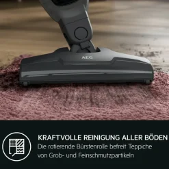 AEG Handstaubsauger AS52CB18DG schwarz Metall Kunststoff B/H/L: ca. 25,5x110,5x15 cm