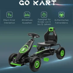 AIYAPLAY Go Kart grün B/H/L: ca. 58x61x121 cm
