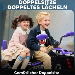 AIYAPLAY Kinder Elektroauto lila B/H/L: ca. 68,5x76x109 cm