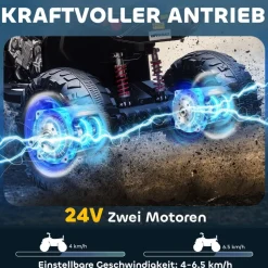 AIYAPLAY Kinder Elektroauto lila B/H/L: ca. 68,5x76x109 cm
