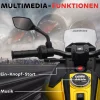 AIYAPLAY Kinder Elektro-Motorrad gelb B/H/L: ca. 46x75x107 cm