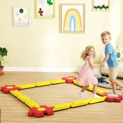 AIYAPLAY Kinder Schwebebalken gelb B/H/L: ca. 165,5x7x165,5 cm