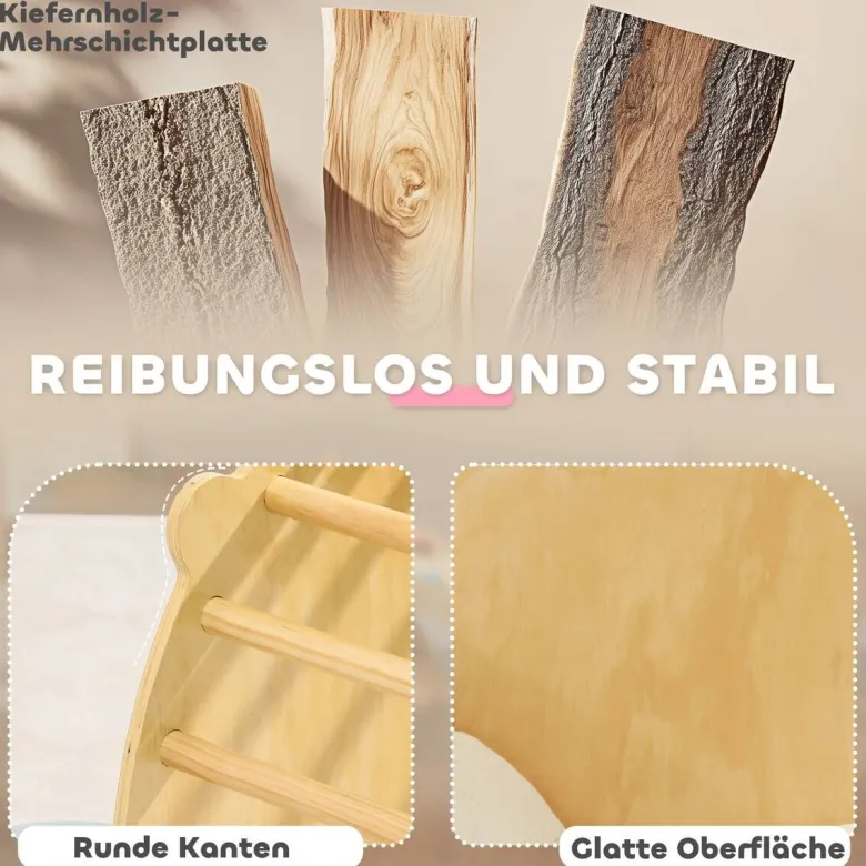AIYAPLAY Klettergerüst natur B/H/L: ca. 52x50x90 cm