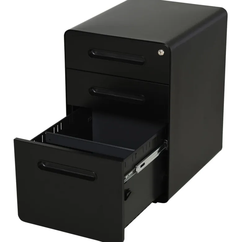 Aktenschrank 924-007BK schwarz B/H/T: ca. 39x59x48 cm