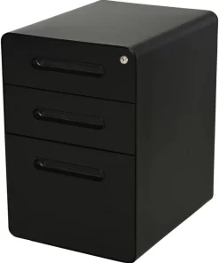 Aktenschrank 924-007BK schwarz B/H/T: ca. 39x59x48 cm