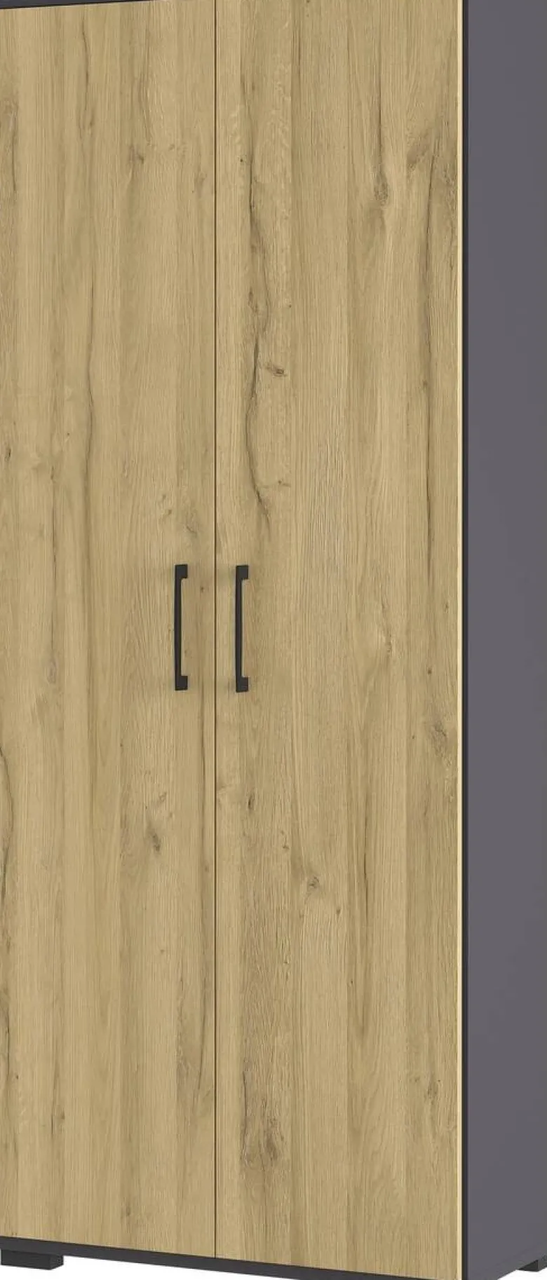 Aktenschrank 4250-564 Eiche Grand-Son Nachbildung Graphit B/H/T: ca. 80x200x40 cm