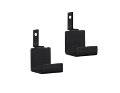 Akustikpaneel Haken 2er-Set schwarz L/B/H: ca. 4,4x4x2,5 cm pro Stück