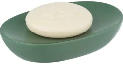 Allstar Seifenablage Olinda grün Keramik B/H/T: ca. 12x3x8,5 cm