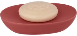 Allstar Seifenablage Olinda rot Keramik B/H/T: ca. 12x3x8,5 cm