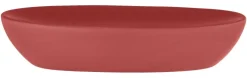 Allstar Seifenablage Olinda rot Keramik B/H/T: ca. 12x3x8,5 cm