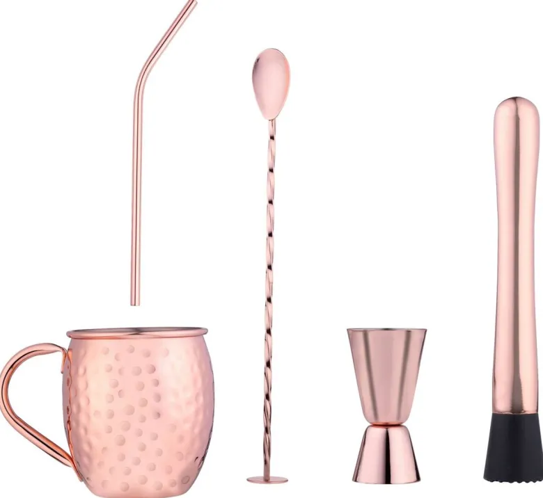 alpina Cocktailset rosa Edelstahl