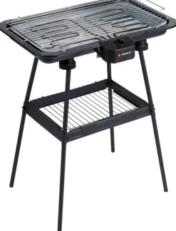 alpina Elektrogrill 871125258638 schwarz Kunststoff Metall B/H/L: ca. 42,1x71,8x58,5 cm