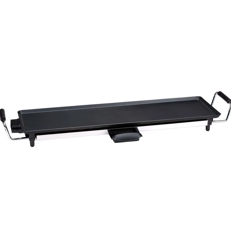 alpina Elektro-Tischgrill schwarz Metall B/L: ca. 70x23 cm