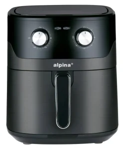 alpina Heißluftfritteuse 871125227216 schwarz Polypropylen B/H/L: ca. 28,7x33,1x38,3 cm ca. 6 l