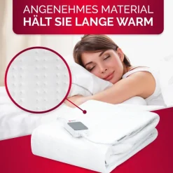 alpina Heizdecke weiß Polyester B/L: ca. 80x150 cm ca. 60 W