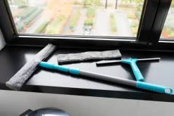 alpina Mikrofaser-Fensterreinigungsset anthrazit