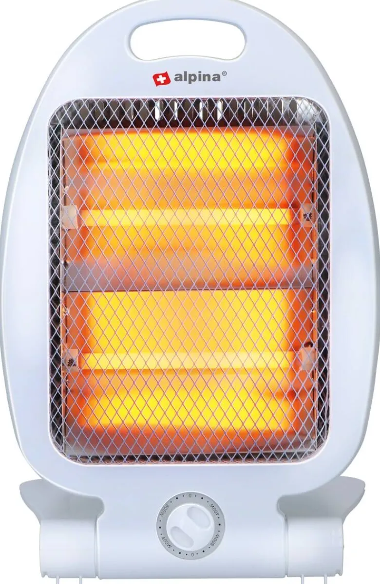 alpina Quarz-Heizstrahler 871125218212 LQ001 B/H/T: ca. 25x38x9 cm ca. 800 W