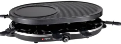 alpina Raclette-Grill schwarz Metall B/H/L: ca. 47,5x12x32 cm