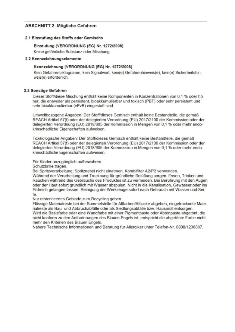Alpina Raumfarbe SOS Innenfarbe weiß ca. 0,1 l