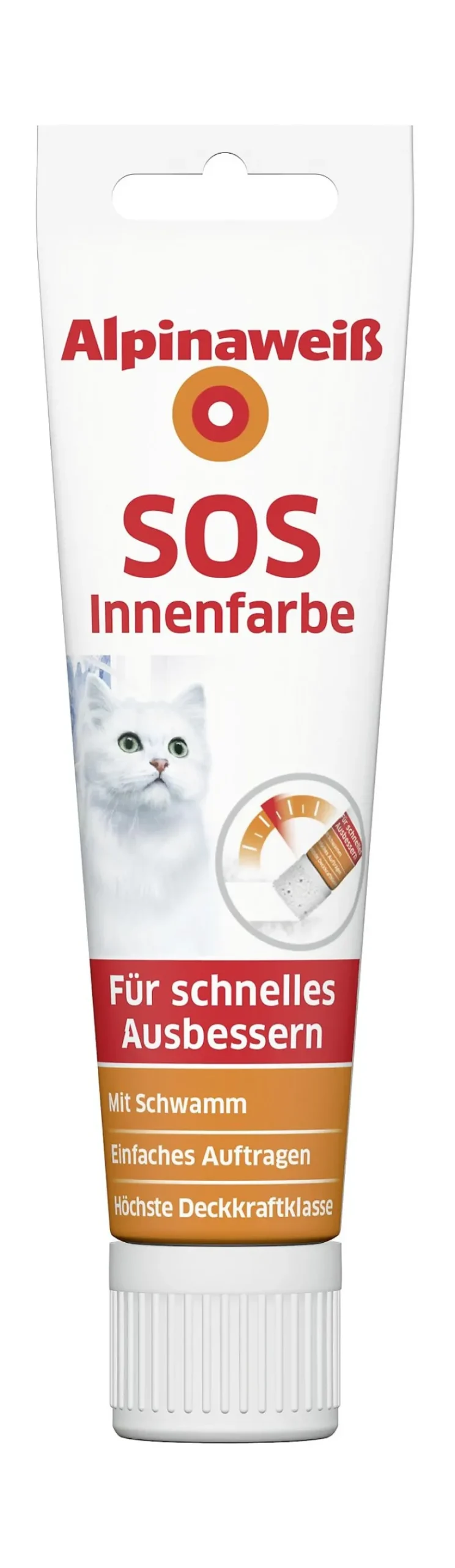 Alpina Raumfarbe SOS Innenfarbe weiß ca. 0,1 l