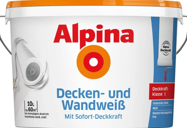 Alpina Raumfarbe weiß ca. 10 l