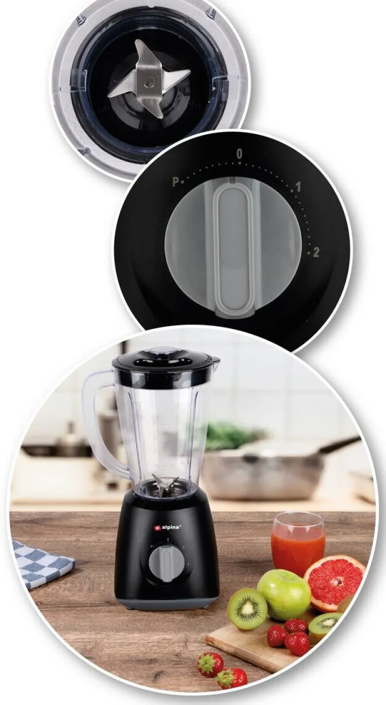 alpina Standmixer schwarz