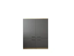 Anbauküchen-Set Merle grau B/H/T: ca. 120x145x60 cm