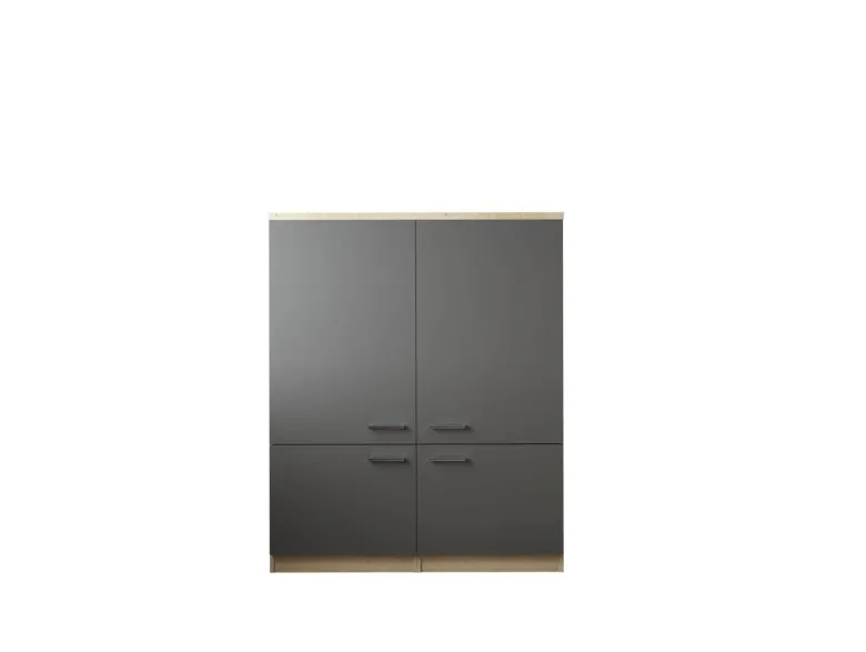 Anbauküchen-Set Merle grau B/H/T: ca. 120x145x60 cm