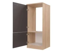 Anbauküchen-Set Merle grau B/H/T: ca. 120x145x60 cm