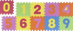 Andiamo Puzzlematte Puzzlematte 10 tlg. Multi B/H/L: ca. 31x1x31 cm