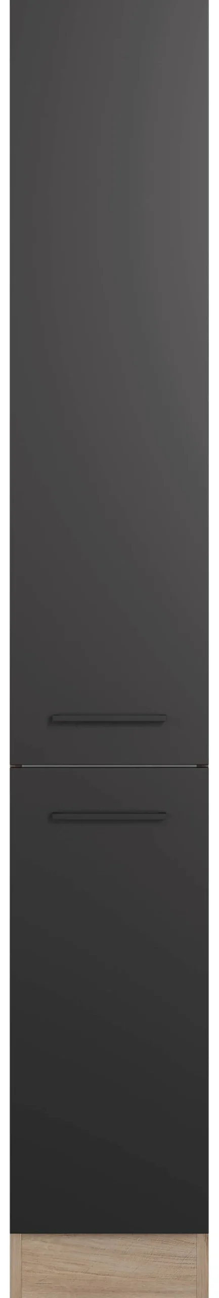 Apothekerschrank Capri schwarz matt B/H/T: ca. 30x200x57 cm