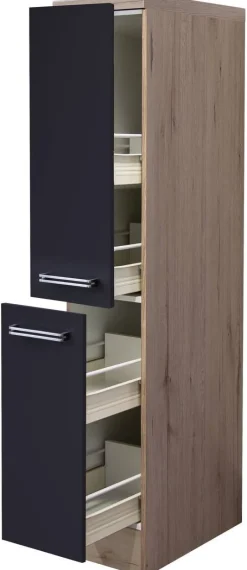 Apothekerschrank Elva anthrazit B/H/T: ca. 30x162x60 cm