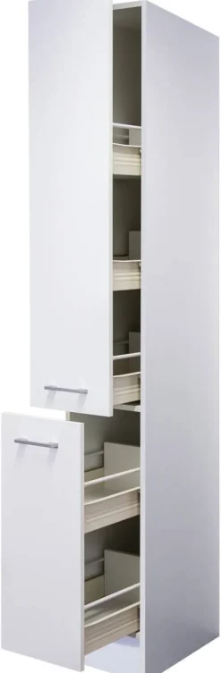 Apothekerschrank Lucca weiß matt B/H/T: ca. 30x200x57 cm