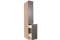 Apothekerschrank Merle grau B/H/T: ca. 30x200x60 cm