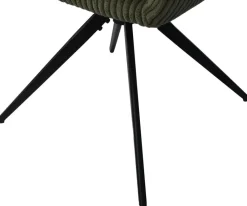 Armlehnstuhl Cliff grün Kord B/H/T: ca. 58x90x69 cm