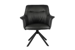Armlehnstuhl Elias schwarz Polyester B/H/T: ca. 67x91x69 cm