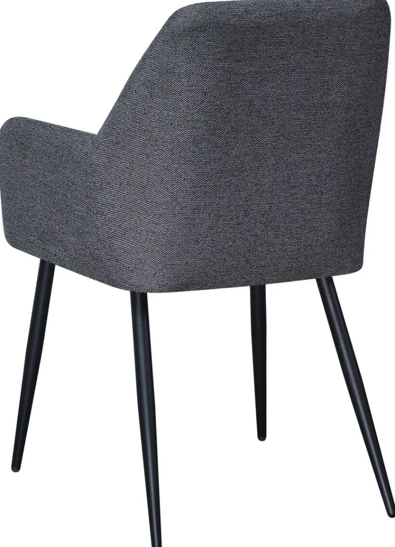 Armlehnstuhl Joe grau Webstoff B/H/T: ca. 58x85x62 cm