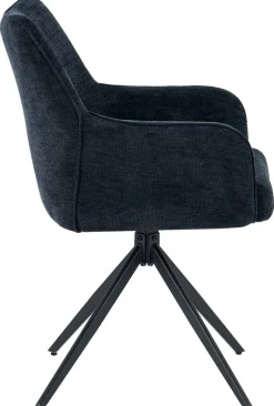 Armlehnstuhl Lena anthrazit Webstoff B/H/T: ca. 61x90x62 cm