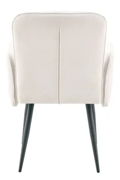 Armlehnstuhl Marla beige Webstoff B/H/T: ca. 60x89x62 cm